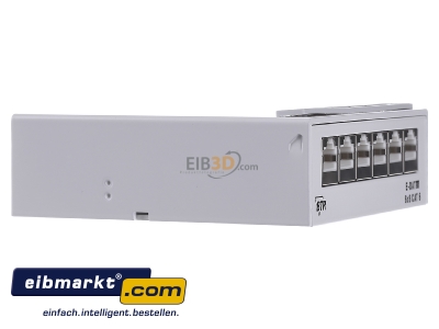 View on the left Metz Connect TN EDATC6-6AP-rws Patch panel copper 6x RJ45 8(8)
