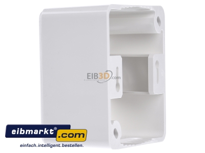 Ansicht rechts Metz Connect 130B10D20002-E Anschlussdose leer AP 2x rws 43mm 