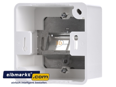Ansicht hinten Metz Connect 130B10D20002-E Anschlussdose leer AP 2x rws 43mm 