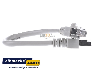 Ansicht links EFB-Elektronik K5455.0,25 Patchkabel Cat.5e 2xRJ45 mit SF/UTP EC5000 0,25mgrSF/UTP