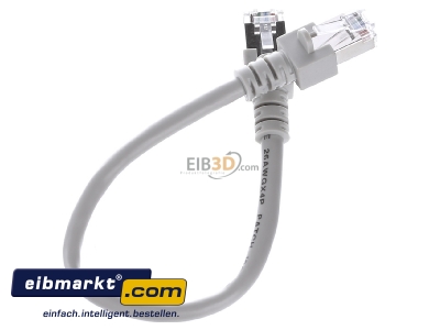 Ansicht oben hinten EFB-Elektronik K5455.0,25 Patchkabel Cat.5e 2xRJ45 mit SF/UTP EC5000 0,25mgrSF/UTP