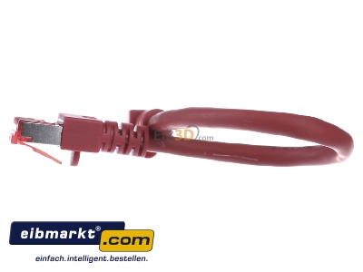 Ansicht rechts EFB-Elektronik EC6000 0,25m rtS/FTP Patchkabel Cat.6 2xRJ45 mit S/FTP 