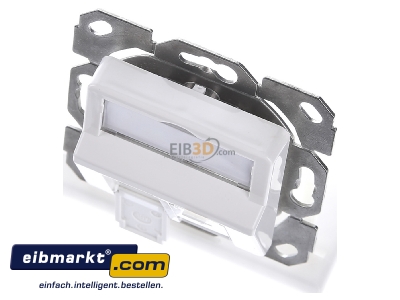 Ansicht oben vorne Telegrtner H02010A0083 Modul-Aufnahme 2fach UP/50 aws aufbauend 