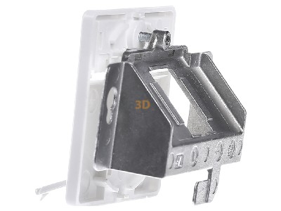 Ansicht rechts Telegrtner H02010A0079 Modul-Aufnahme 1fach UP/50 aws leer f.BR 