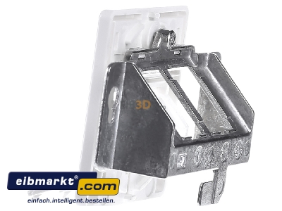 Ansicht rechts Telegrtner H02010A0081 Modul-Aufnahme 2fach UP/50 aws leer f.BR 