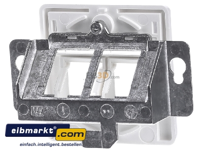 Ansicht hinten Telegrtner H02010A0081 Modul-Aufnahme 2fach UP/50 aws leer f.BR 
