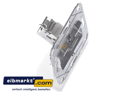 Ansicht oben links Metz Connect 1309111200-E-90 Anschlussdose, Cat.6A 1xRJ45,Up0 TN E-DATmod-1Up0