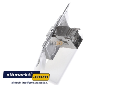 Ansicht oben rechts Metz Connect 1309111200-E-90 Anschlussdose, Cat.6A 1xRJ45,Up0 TN E-DATmod-1Up0