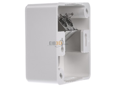 Ansicht rechts Metz TN E-DATmod-2AP-rws Anschlussdose, Cat.6A 2xRJ45,AP,rws 