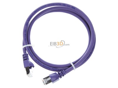 Ansicht oben vorne Telegrtner L00000A0226 Patchkabel S/FTP 6A li 1,0m 