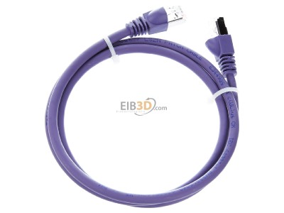 Ansicht oben hinten Telegrtner L00000A0226 Patchkabel S/FTP 6A li 1,0m 