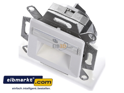 View up front Dtwyler Cabl.DNT 435060 RJ45 8(8) Data outlet 6A (IEC) white 
