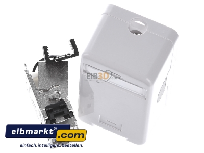 View up front Metz Connect REG-APL C6Amodul 180 RJ45 8(8) jack 
