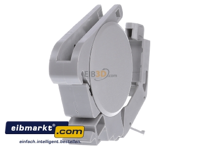 Ansicht links D�twyler Cabl.DNT 418026 REG-Adapter Keystone leer IP20 grau 