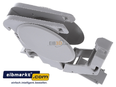 Ansicht oben vorne D�twyler Cabl.DNT 418026 REG-Adapter Keystone leer IP20 grau 