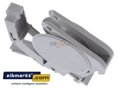 Ansicht oben hinten D�twyler Cabl.DNT 418026 REG-Adapter Keystone leer IP20 grau 