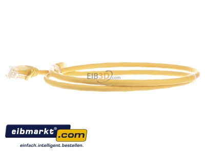 Ansicht rechts Telegrtner L00000A0295 Patchkabel U/UTP C.6,1,0m MP8 250,LSZH,gb,1:1 