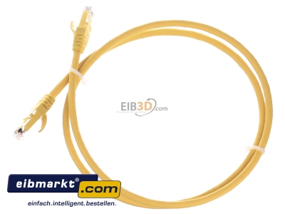 Ansicht oben rechts Telegrtner L00000A0295 Patchkabel U/UTP C.6,1,0m MP8 250,LSZH,gb,1:1 