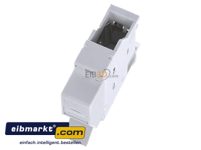 View up front Metz Connect 1309428103-E RJ45 8(8) Data outlet grey 
