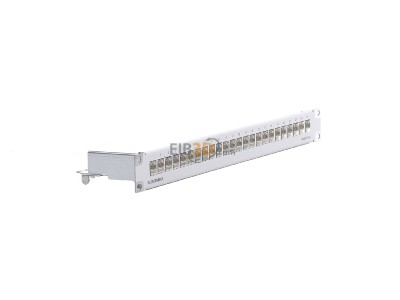 View on the left Rutenbeck PP-ClassEA iso-24/1 Patch panel copper 24x RJ45 8(8) 
