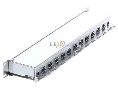 View top right Rutenbeck PP-ClassEA iso-24/1 Patch panel copper 24x RJ45 8(8) 
