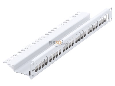 Ansicht oben links Leoni Datacom LKD9A9022010000 MegaLine Connect100 Panel 24 lgr leer 