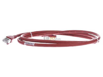 Ansicht rechts CommScope/AMP Netconn TN-6000A rt 1,5m Patchkabel Kat.6A S/FTP RJ45/RJ45, rot 