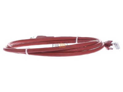 Ansicht hinten CommScope/AMP Netconn TN-6000A rt 1,5m Patchkabel Kat.6A S/FTP RJ45/RJ45, rot 