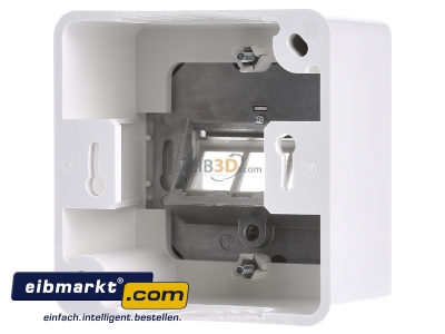 Ansicht hinten Metz Connect 130B10D30002-E Anschlussdose leer AP 3x rws 43mm 