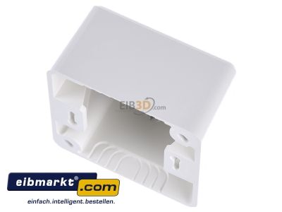 Ansicht oben hinten Metz Connect 130B10D30002-E Anschlussdose leer AP 3x rws 43mm 