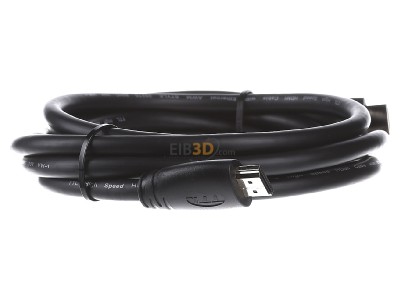 Ansicht links Rutenbeck AKE HDMI 3m Anschlusskabel sw 