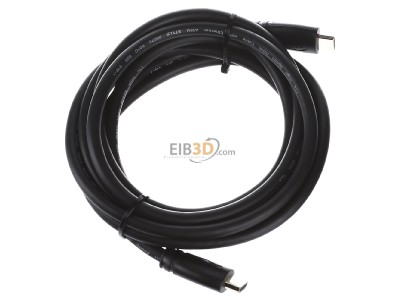 Ansicht oben links Rutenbeck AKE HDMI 3m Anschlusskabel sw 