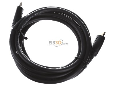 Ansicht oben hinten Rutenbeck AKE HDMI 3m Anschlusskabel sw 