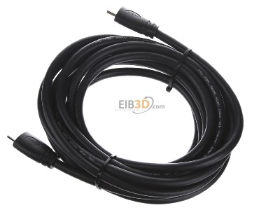 Ansicht oben rechts Rutenbeck AKE HDMI 5m Anschlusskabel sw 