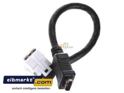 Ansicht oben vorne Rutenbeck KMK-HDMI KP rw Kommunikationsadapter Keystone 