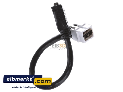 Ansicht oben hinten Rutenbeck KMK-HDMI KP rw Kommunikationsadapter Keystone 