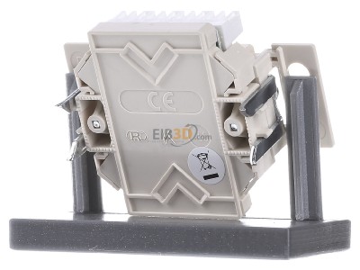 Back view Rutenbeck UAEClassEAiso8UUp0mK RJ45 8(8) Data outlet Cat.6 white 
