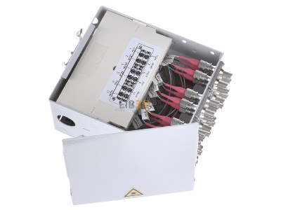 Ansicht oben links Telegrtner H82050E0101 STX Tragschienen-Verteiler 24xE/9125 12XST DUPL 