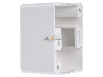 Ansicht rechts Metz Connect 130B20D20002KE Keystone Dose AP 2Port leer rws 