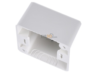 Ansicht oben hinten Metz Connect 130B20D20002KE Keystone Dose AP 2Port leer rws 