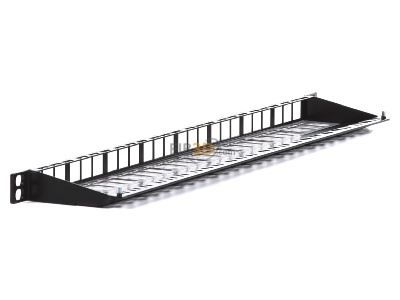 View on the right Metz 130925-BKKE Patch panel copper 
