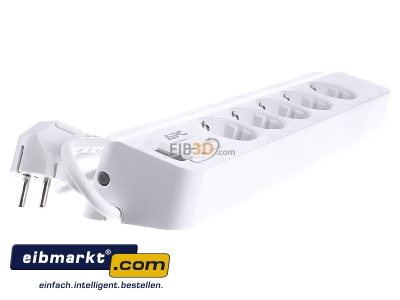 View on the left Schneider Electr.APC PM5-GR Socket outlet strip white 
