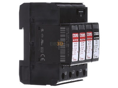 View on the left Phoenix VAL-MS 230/3+1 Surge protection for power supply 
