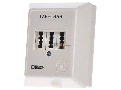 Front view Phoenix TAE-TRAB FM-NFN-AP Surge protection for signal systems 
