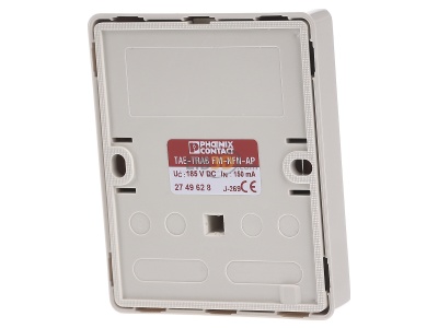 Back view Phoenix TAE-TRAB FM-NFN-AP Surge protection for signal systems 
