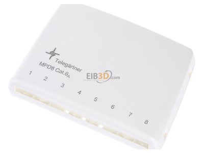 View up front Telegrtner H02000A0103 Patch panel copper 
