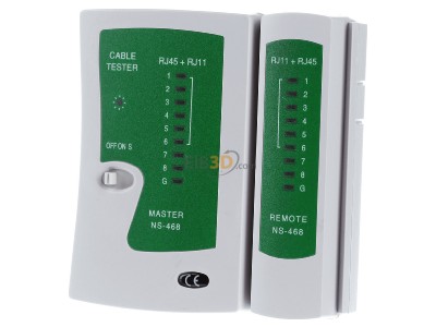 Frontansicht EFB-Elektronik 39939.1 LANTester Network/Modular Kabel RJ11/12/45 