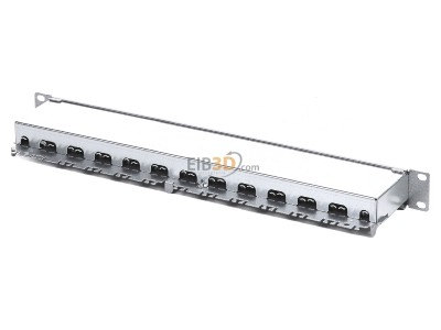 Ansicht oben hinten Rutenbeck PP-Cat.6A iso-24/1 U Patchpanel iso Cat.6A 1HE 24xRJ45 