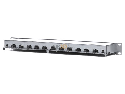 Ansicht hinten Rutenbeck PP-Cat.6A iso-24/1 Patchpanel Cat.6A 1HE 24xRJ45 