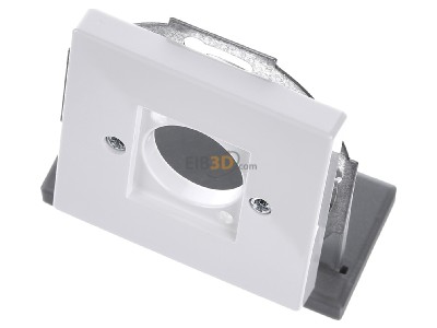 Ansicht oben vorne Busch Jaeger 2553-84 XLR-Zentralscheibe studiowei 